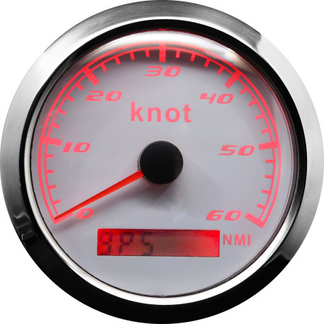 Budíky RACES Marine Budík RACES Marine WHITE - Prídavný rýchlomer (60 knot) | race-shop.sk