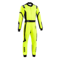 CIK-FIA kartingová kombinéza SPARCO THUNDER K48 ADV, fluo/žltá/čierna