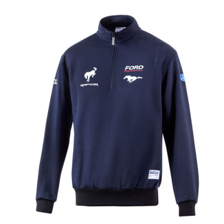 Mikiny a bundy Sparco Ford Performance Mikina na polovičný zips, modrá | race-shop.sk