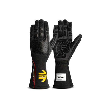Rukavice FIA MOMO PITSTOP PRO rukavice pre mechanikov, čierna | race-shop.sk