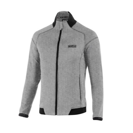 Mikiny a bundy Sparco Full Zip Light Mikina, šedá | race-shop.sk