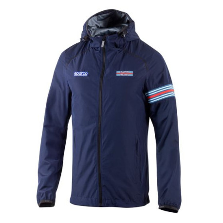 Mikiny a bundy Sparco Martini Racing SL Windbreaker Bunda, modrá | race-shop.sk