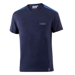 Tričko SPARCO MARTINI RACING Top Stripes, modrá