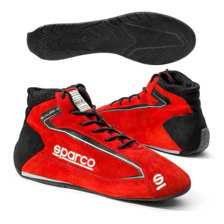 Topánky Topánky Sparco Slalom + 2025 s FIA, červená | race-shop.sk