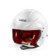 Otvorené prilby Prilba Sparco FLUX RJ-I s FIA, biela/červená | race-shop.sk