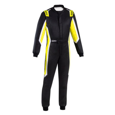 Kombinézy FIA kombinéza Sparco SPRINT PRO 2025, čierna/fluo žltá | race-shop.sk