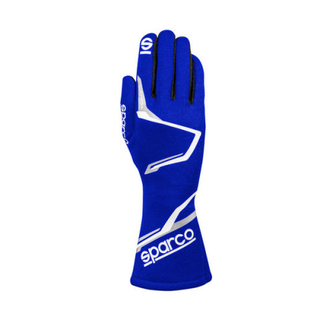 Rukavice Rukavice Sparco LAND + 2025 s FIA, modrá | race-shop.sk