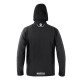 Mikiny a bundy Sparco SOFTSHELL SEATTLE čierna | race-shop.sk