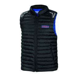 SPARCO MARTINI RACING Pánska bunda bez rukávov - čierna ROZBALENÉ