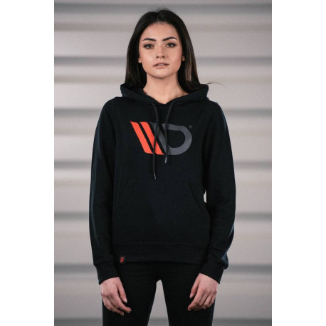 Mikiny a bundy MAXTON Design dámska mikina s kapucňou, čierna | race-shop.sk