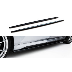 MAXTON DESIGN difúzory prahov pre BMW 1 M-Pack F70, lesklá čierna, V1