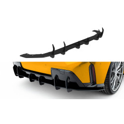 MAXTON DESIGN zadný difúzor pre BMW 1 M-Pack F70, červená