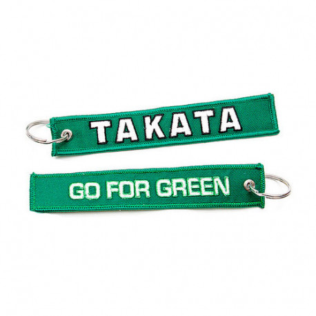 Kľúčenky Kľúčenka Takata go for green zelená | race-shop.sk