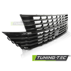 TUNING-TEC maska chladiča pre VW T6.1 20, lesklá čierna POŠKODENÉ