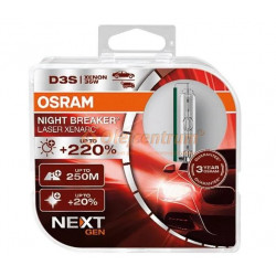 Osram xenónové výbojky XENARC NIGHT BREAKER LASER (NEXT GEN) D3S (2ks) POŠKODENÉ