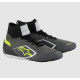 FIA závodná obuv Alpinestars Supertech, šedá/fluo žltá