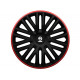 Bazár SPARCO kryty kolies (puklice) BERGAMO - 15" (čierno-červená) POŠKODENÉ | race-shop.sk