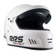 Uzatvorené prilby FIA uzatvorená pretekárska prilba RRS Protect RALLY (HANS), biela | race-shop.sk