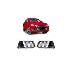 RACES rámiky hmlových svetiel pre Audi Q5 FY Silver