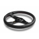 Volanty 3 ramenný športový volant MOMO TUNER, 320mm, koža, bez odsadenia, čierna | race-shop.sk