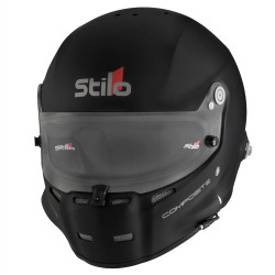 FIA uzatvorená pretekárska prilba STILO ST5F Composite (HANS), matná čierna