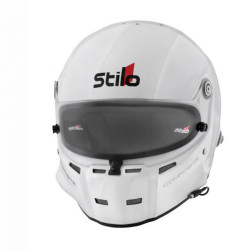 Prilba STILO ST5F s FIA HANS, Biela s čiernym vnútrom
