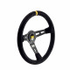 Bazár 3 ramenný volant OMP RS, 350mm semiš, 72mm POŠKODENÉ | race-shop.sk
