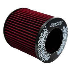 RACES Motorsport Univerzálny vzduchový filter (výška 150 mm) - ČERVENÝ