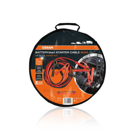 Autonabíjačky a štartovacie powerbanky Osram Štartovací kábel 900A | race-shop.sk