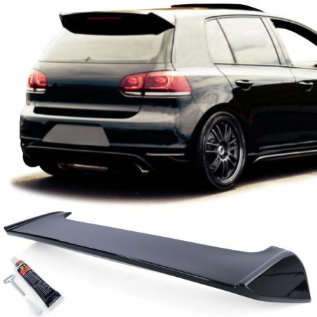 Bazár Zadný strešný spojler čierny lesklý pre VW Golf 6 GTI Sedan 09-13 ROZBALENÉ | race-shop.sk