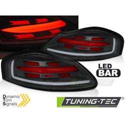 LED BAR ZADNÉ SVETLÁ ČIERNO-ČERVENÉ SEQ pre PORSCHE BOXSTER 986 96-04