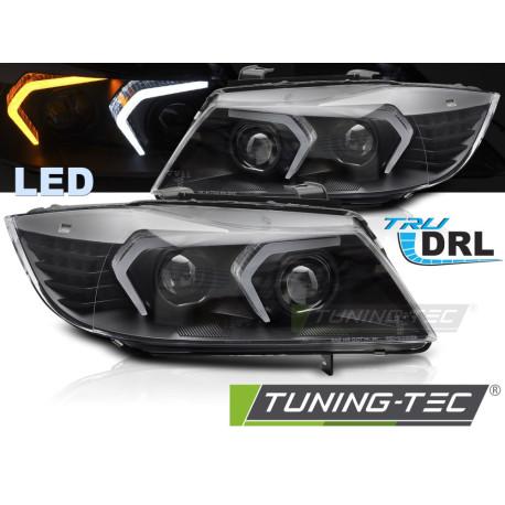 Osvetlenie PLNE LED SVETLÁ ČIERNE pre BMW E90/E91 05-08 | race-shop.sk