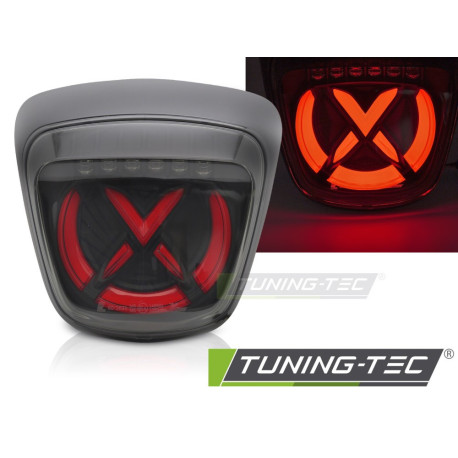 Osvetlenie LED ZADNÉ SVETLO DYMOVÉ ČIERNO-ČERVENÉ pasuje na VESPA SPRINT 125 / 150 | race-shop.sk