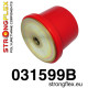 Bazár STRONGFLEX - 031599B: Zadný silentblok zadného diferenciálu NEKOMPLETNÉ | race-shop.sk