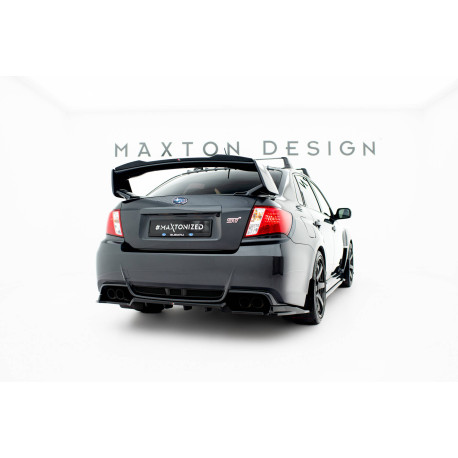 Body kit a vizuálne doplnky Zadný splitter (s vertikálnymi tyčami) Subaru Impreza WRX STI Mk3 Facelift | race-shop.sk