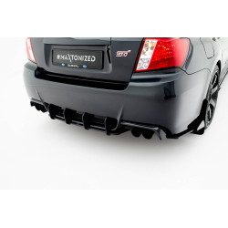 Street Pro Zadný Difúzor Subaru Impreza WRX STI Mk3 Facelift (červený)
