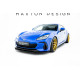 Body kit a vizuálne doplnky Predný splitter Street Pro Subaru BRZ Mk2 (čierna-červená) | race-shop.sk