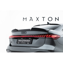MAXTON DESIGN lip kufra 3D pre Audi A5 S-Line / S5 Sedan B10, lesklá čierna