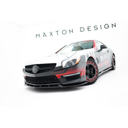 MAXTON DESIGN predný splitter pre Mercedes-Benz SL 63 AMG R231, lesklá čierna, V1