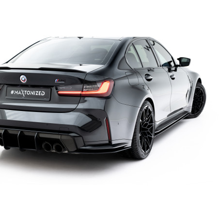 Body kit a vizuálne doplnky Street Pro Zadné Bočné splittre V.3 BMW M3 Sedan / Touring G80 / G81 | race-shop.sk