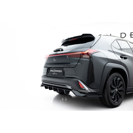 Body kit a vizuálne doplnky Zadný splitter (s vertikálnymi tyčami) Lexus UX F-Sport Mk1 | race-shop.sk