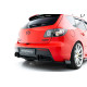 Body kit a vizuálne doplnky Street Pro zadné bočné splittre + klapky Mazda 3 MPS Mk1 EU verzia (čierna-červená) | race-shop.sk