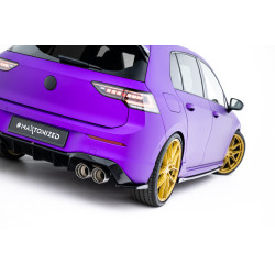Zadné bočné splittre V.6 pre Volkswagen Golf R Mk8 Facelift