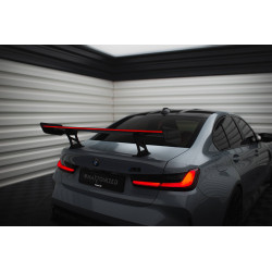 Karbónový spojler s vnútornými podperami + LED BMW M3 G80 / M340i G20 / 3 M-Pack G20 / 3 Standard G20