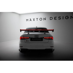 Karbónový spojler s vnútornými uchyteniami + LED Audi A3 / A3 S-Line / S3 / RS3 Sedan 8V / 8V Facelift