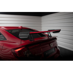 Karbónový spojler s horným uchytením spojlera + LED Honda Civic SI Mk10