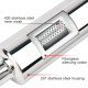 Okruhle - Jednostenné Tlmič RACES Chrome 89mm, vstup 2" (51mm) | race-shop.sk