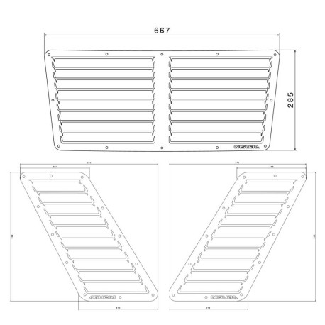Nasávače vzduchu NISUBA BMW E36 hood vents | race-shop.sk