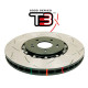 Brzdy DBA DBA 5000 series T3 Slotted Black Hat DBA52650BLKS-10 (2 pcs) | race-shop.sk