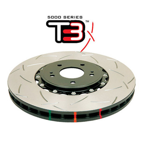 Brzdy DBA DBA 5000 series T3 Slotted Black Hat Left Hand DBA52231BLKLS (2 pcs) | race-shop.sk